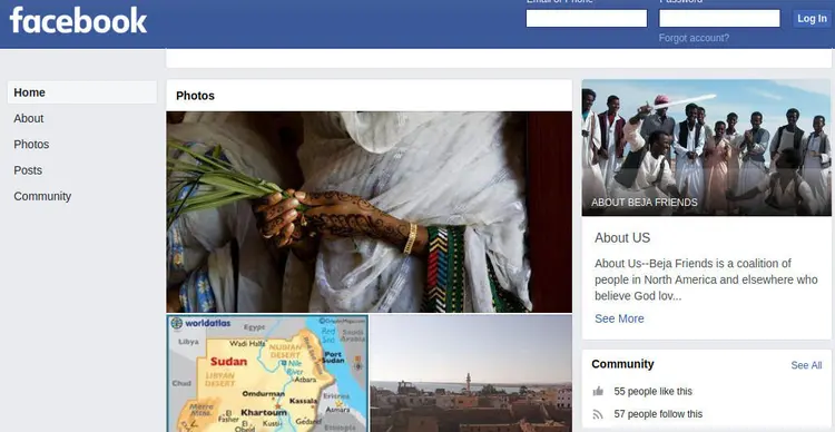 Beja Friends on Facebook